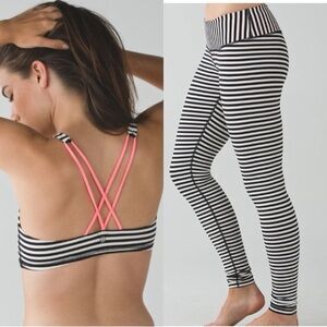 Lululemon Free To Be Bra  Wunder Under Pant Set